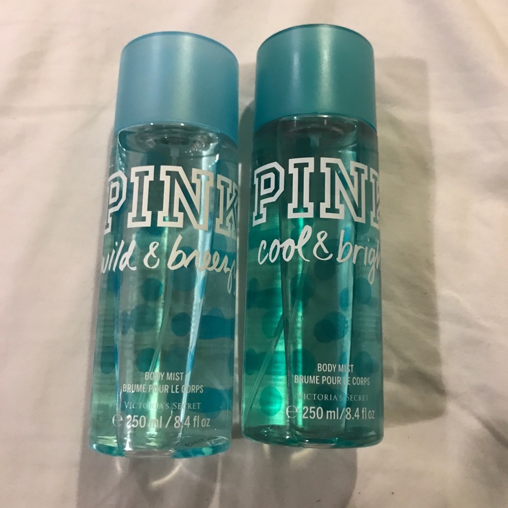 VS Pink perfumes- cool & bright, wild & breezy